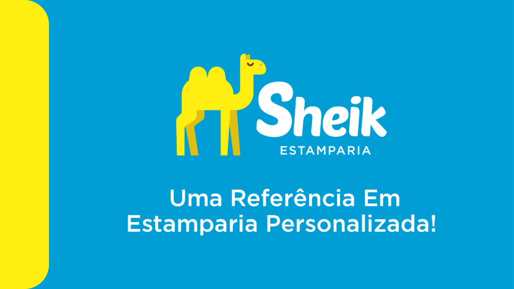 Imagem com a logo da Sheik Estamparia